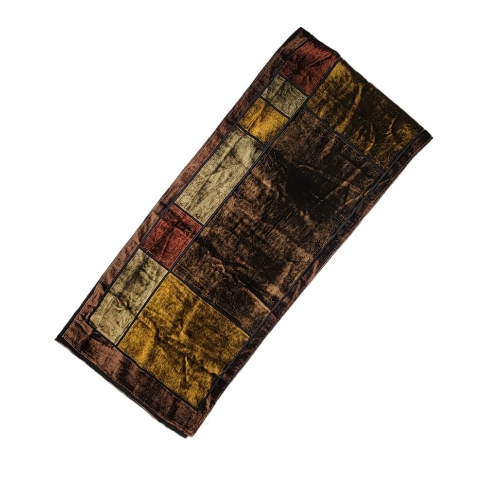 J&X NY Viscose and Silk Velvet Scarf Wrap - Picture 4 of 6